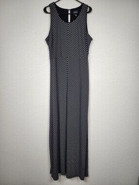 market & spruce alisha knit maxi dress | Dresses | Nwt Strappy Back Size Large Blue And Grey Ebay
